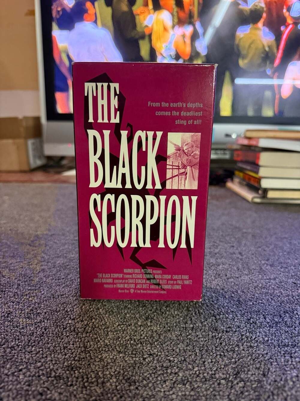 Warner Bros. The Black Scorpion VHS 1957 Horror Movie